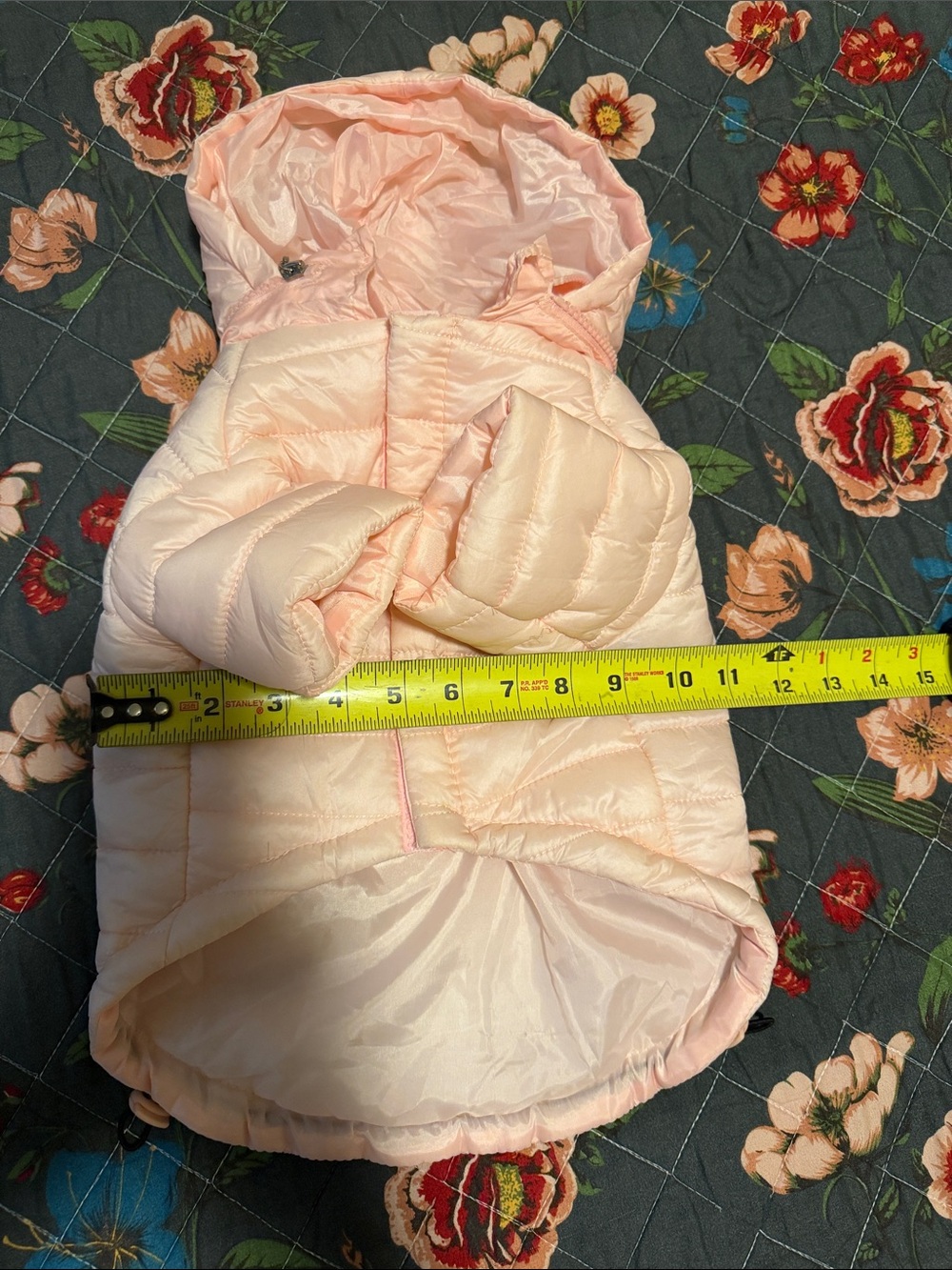 Pet Life Light Pink Quilted Dog Puffer Jacket - Picture 8 of 8
